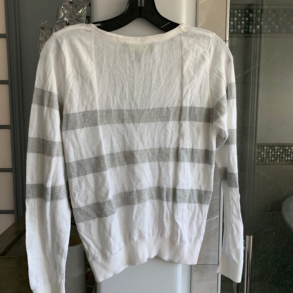 Charlotte Tarantola Striped Buttoned Down Cardigan - Picture 9 of 12